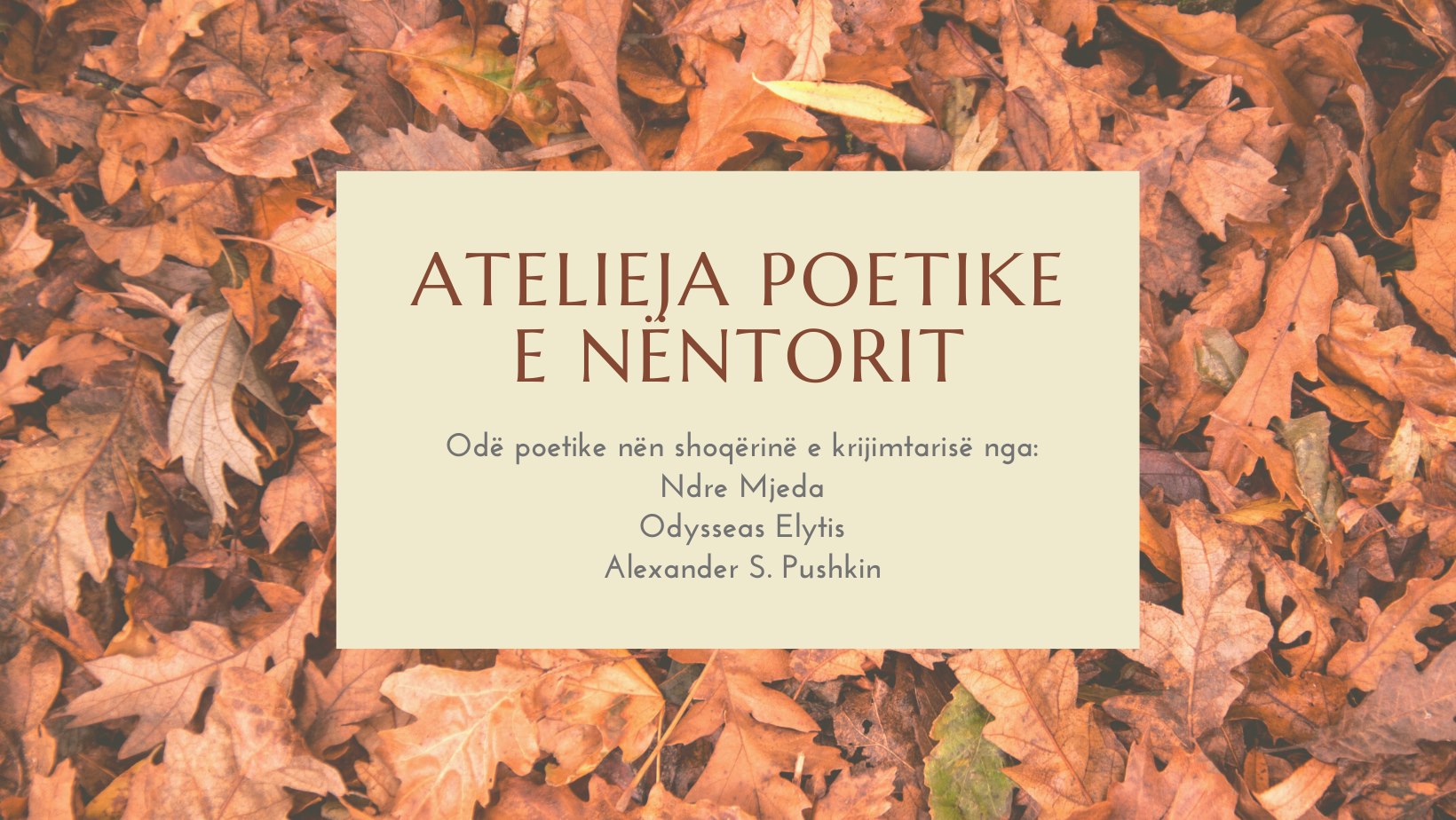 Read more about the article Oda Poetike